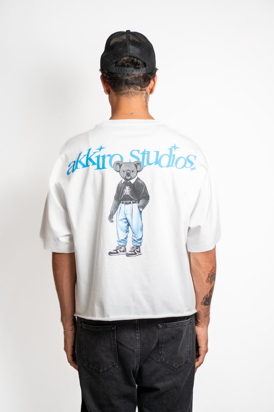 CROPPED BOXY WHITE SHIRT