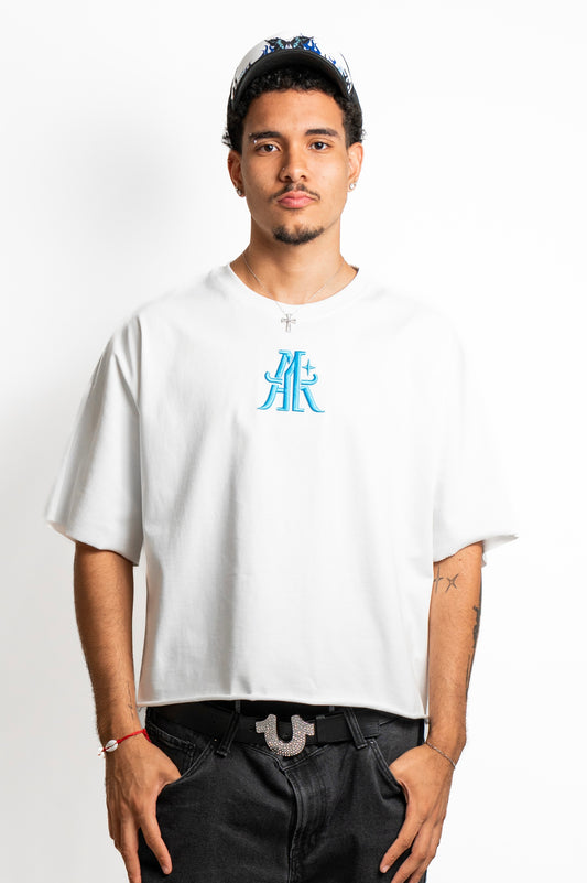 CROPPED BOXY WHITE SHIRT